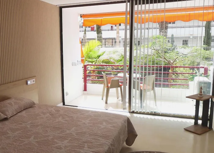 公寓 Moderno Estudio Vista Mar Playa De Americas *