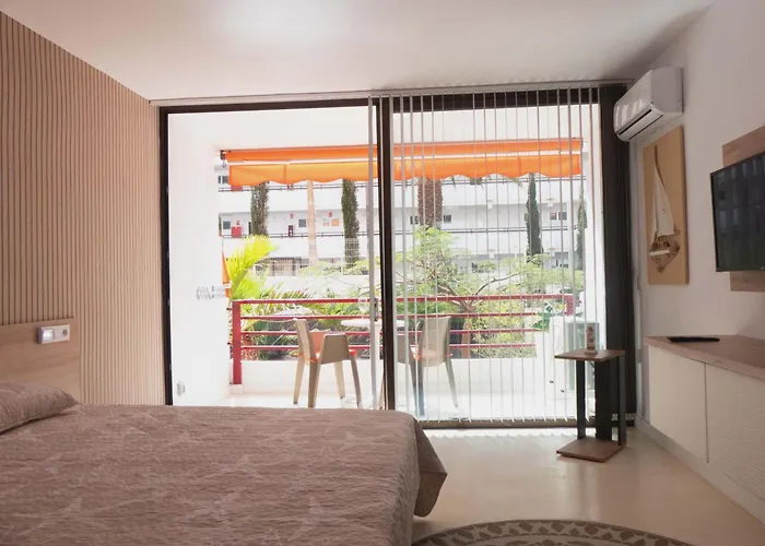 Moderno Estudio Vista Mar Playa De Americas 公寓 *